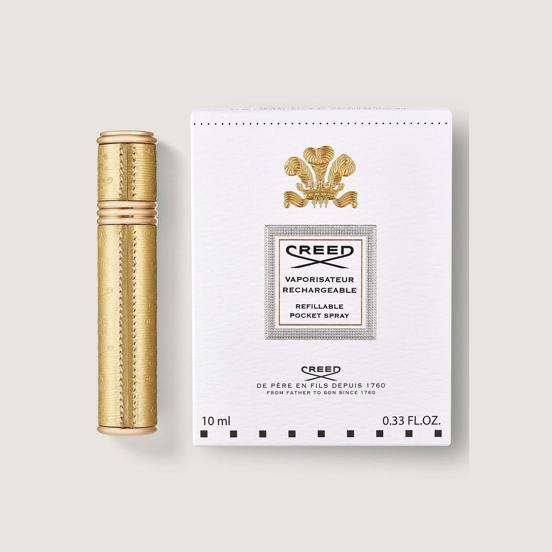 Refillable Travel Perfume Atomizer 10ml - Gold/Gold - Image 2